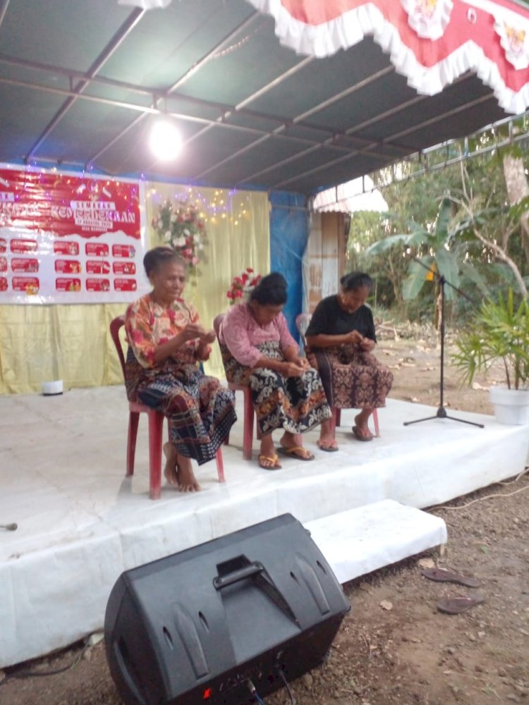 Semarakkan HUT RI ke-80 : Masyarakat Desa Manubura, Kec.Nele, Kab.Sikka Selenggarakan Berbagai Lomba