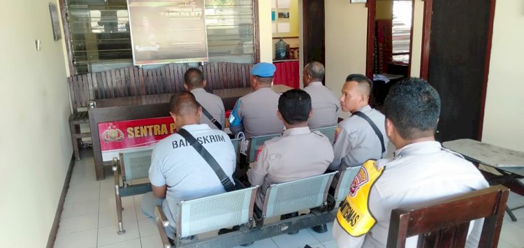 Binroh Rutin Polres Sikka: Perkuat Iman, Bentuk Karakter Humanis Personel Polri