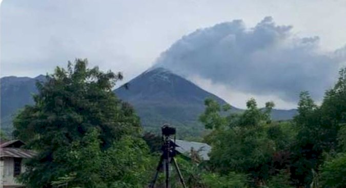 Status Gunung Lewotobi Laki-laki Pada Level IV (Awas), Warga Diminta Waspada