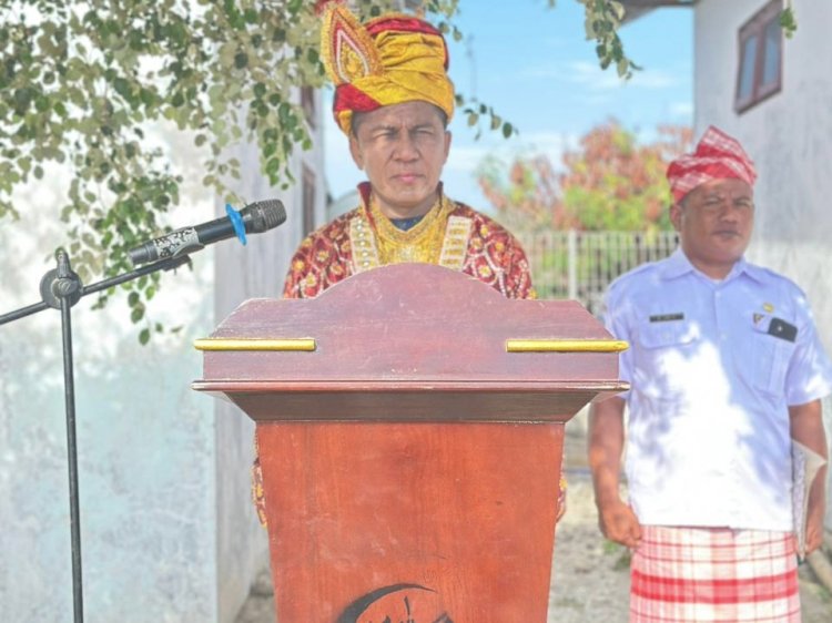 “Detik-Detik Proklamasi HUT ke-80 RI di Desa Pemana Kecamatan Alok Kabupaten Sikka Khidmat, Meriah, dan Tertib”