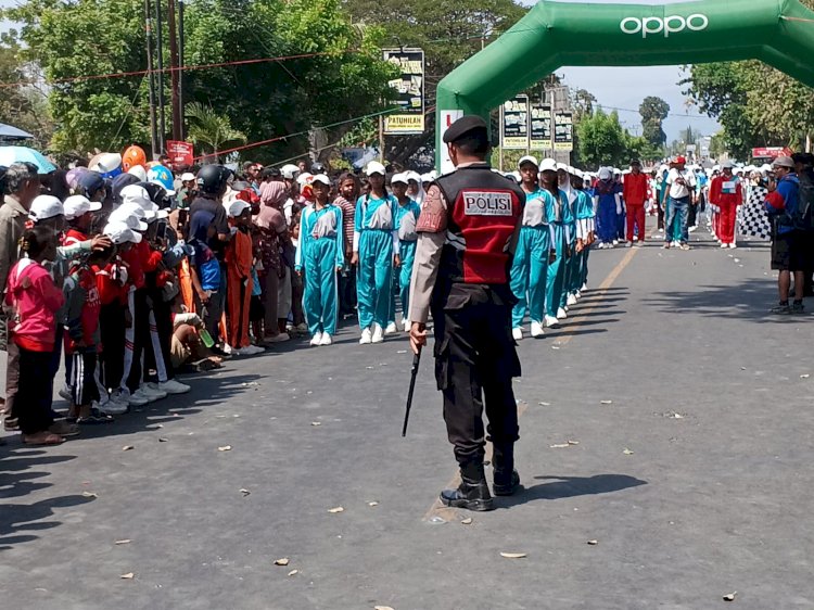 PENGAMANAN GERAK JALAN SANTAI TINGKAT  SD DAN SMP TINGKAT KAB.SIKKA