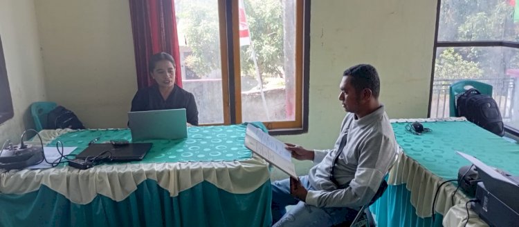 Pantau Perkembangan Koperasi Merah Putih, Polsek Lela Polres Sikka Gelar Koordinasi di Kantor Desa