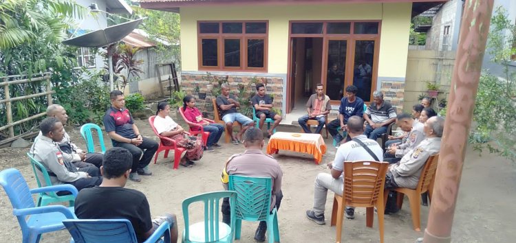 Jajaran Polres Sikka Polda NTT Gencar Sosialisasi dan Himbauan Kepada Warga : Bijak Berpendapat, Tolak Anarkisme