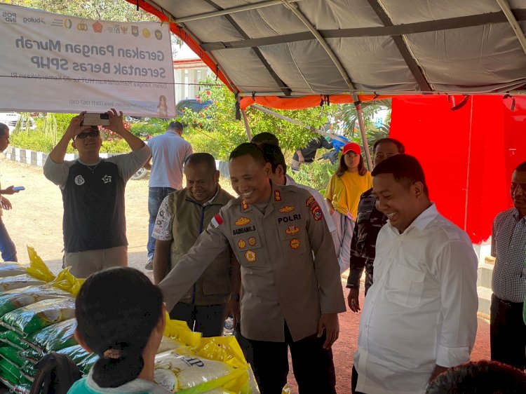 “Gerakan Pangan Murah Serentak, Sikka Terhubung Telekonferensi Mendagri di Momentum HUT RI ke-80”