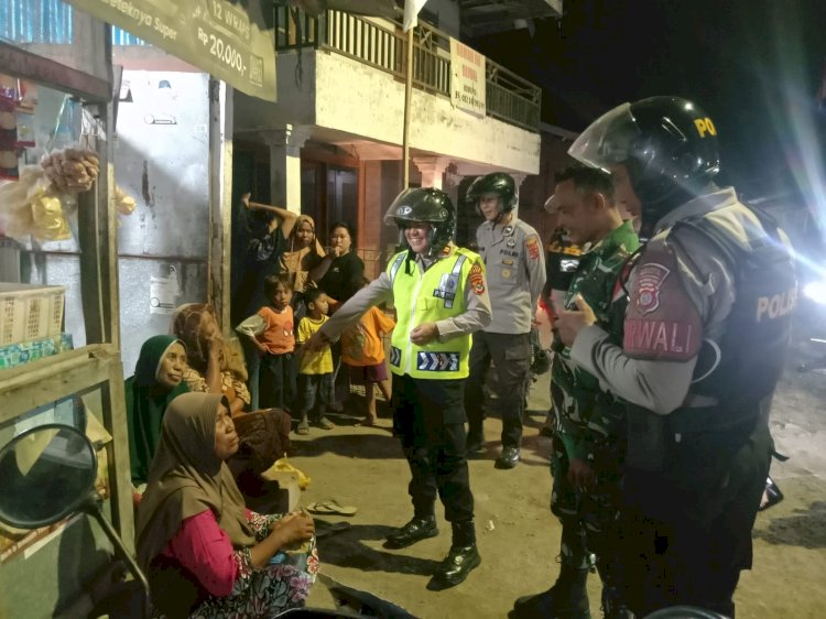 Patroli Gabungan TNI-Polri Jaga Kondusifitas Sikka di Tengah Ramainya Aksi Nasional
