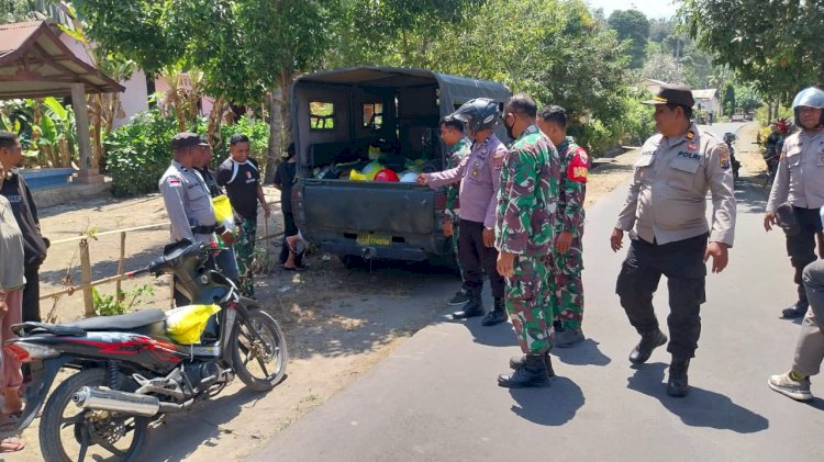 Bersama TNI, Polsek Bola Polres Sikka Gelar Patroli Gabungan untuk Pastikan Sikka Tetap Aman