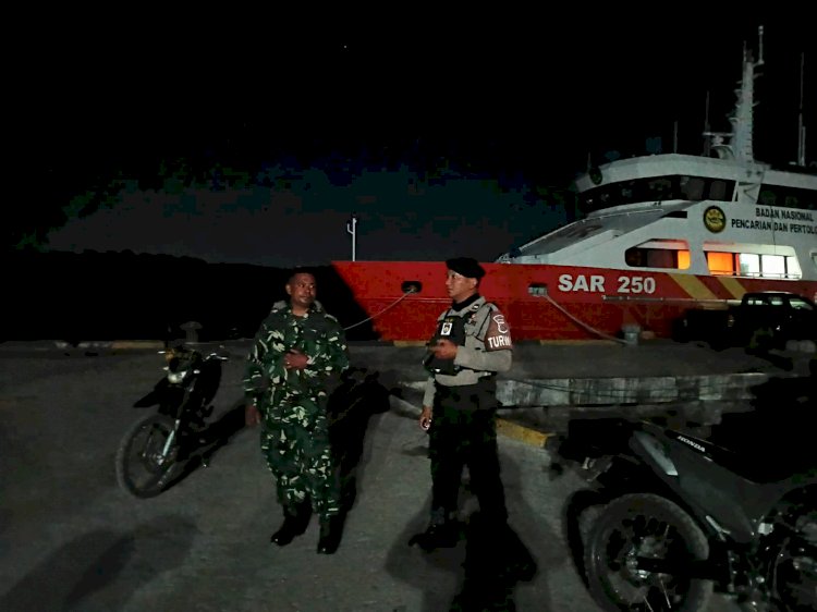 Sinergi TNI-Polri, Polres Sikka Polda NTT Gelar Patroli Perintis Presisi di Kota Maumere