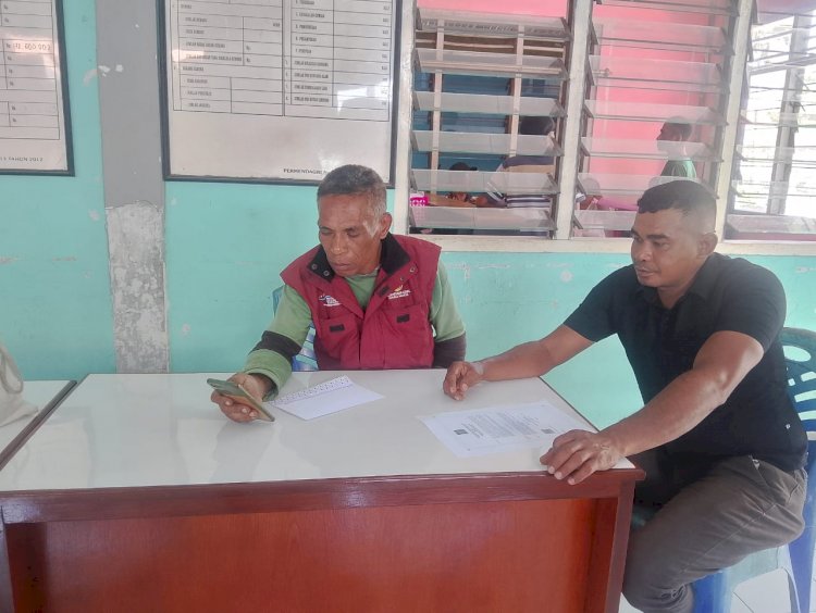 Polsek Nita Polres Sikka Lakukan Koordinasi Perkembangan Pendirian Koperasi Merah Putih