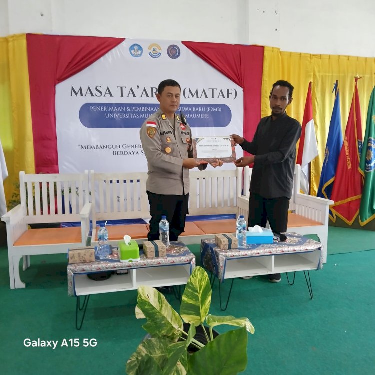 PPMB UNIMOF: Polres Sikka Polda NTT Dorong Interaksi Positif Aparat dan Mahasiswa di Era Digital