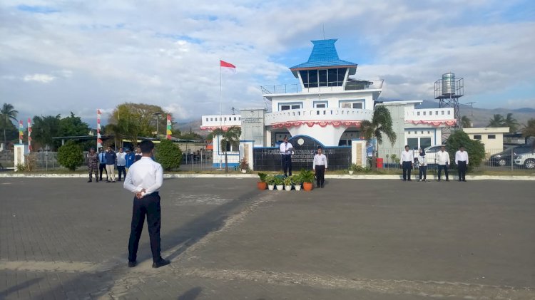 Harhubnas 2025, Apel Gabungan di Pelabuhan Maumere Teguhkan Sinergi Maritim