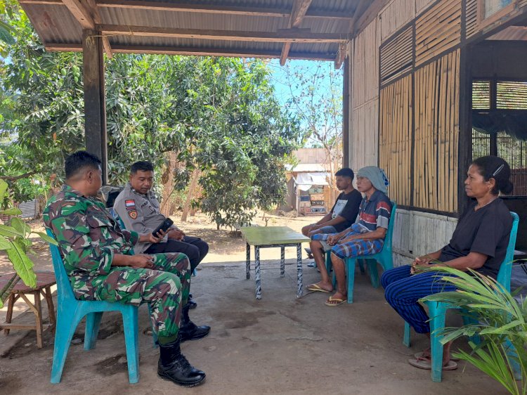 Mediasi Belis Antar Saudara Kandung di Tanaduen Sikka Berjalan Aman dan Kondusif