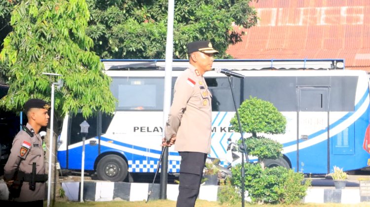 Pengamanan Maksimal, Polres Sikka Polda NTT Matangkan Persiapan Kunjungan Kerja Ibu Ketua Umum Bhayangkari
