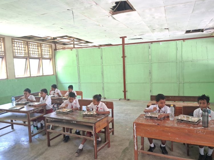 20 Ribu Warga Sikka Terima Manfaat Program Makan Bergizi Gratis, Polres Sikka Pastikan Polda NTT Penyaluran Aman dan Lancar