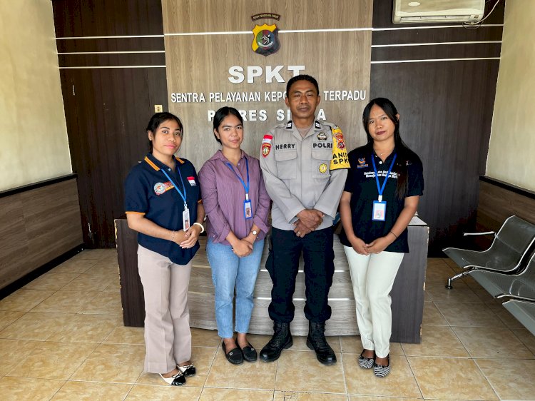 Mahasiswa Komunikasi UNIPA Maumere Wawancarai Kanit SPKT Polres Sikka, Gali Proses Pelayanan Cepat Pengaduan Masyarakat