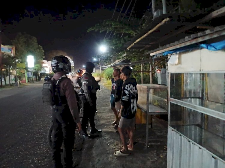 Sat Samapta Polres Sikka Polda NTT Sapu Bersih Titik Rawan, Patroli Malam Dapat Apresiasi Warga