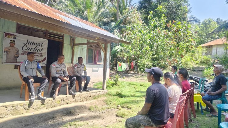 Warga Desa Du Apresiasi Jumat Curhat Polsek Lela Polres Sikka : Aspirasi Didengar, Solusi Diberi