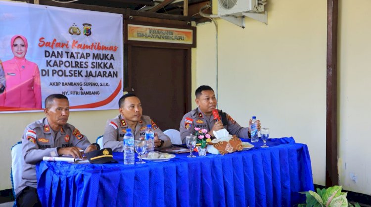 Dialog Hangat di Kunjungan Kapolres Sikka: Serap Aspirasi Warga Dari Pasar Geliting hingga Penertiban Pesta Malam