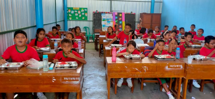 Polres Sikka Polda NTT Laksanakan Pemantauan Program Makan Bergizi Gratis (MBG) untuk 23.375 Penerima Manfaat di Kabupaten Sikka