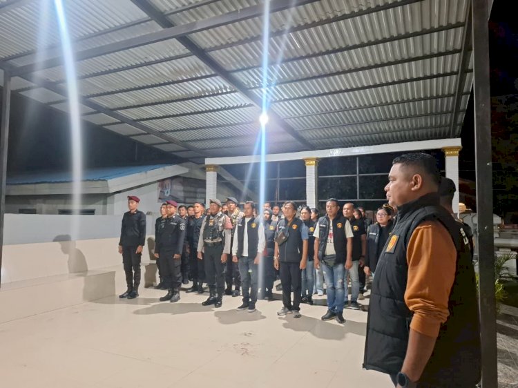 Polres Sikka Polda NTT  dan Rutan Kelas IIB Maumere Gelar Penggeledahan Bersama, Pastikan Lingkungan Rutan Aman