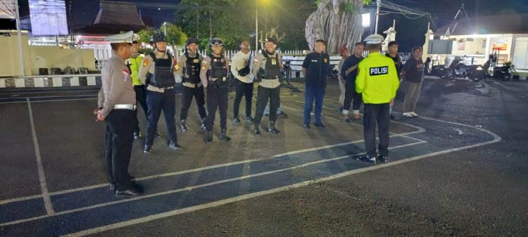 Polres Sikka Polda NTT Gelar KRYD Cipta Kondisi Kamtibmas Jelang 1 Tahun Pemerintahan Presiden Prabowo Subianto