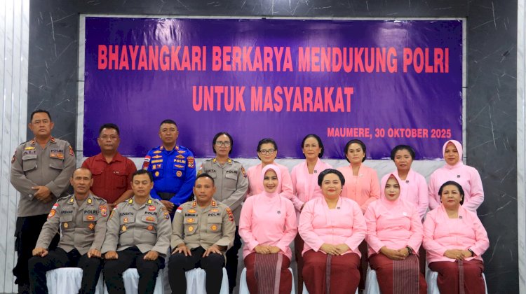 Bhayangkari Polres Sikka Polda NTT Peringati HKGB ke-73: Wujudkan Bhayangkari Berkarya, Mendukung Polri untuk Masyarakat