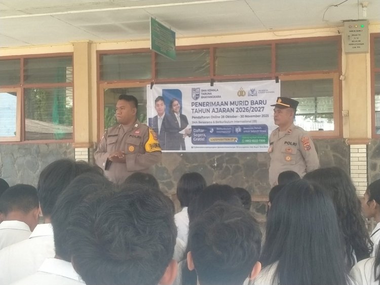 Polsek Alok Polres Sikka Sosialisasikan SMA Taruna Bhayangkara: Seleksi Bersih, Transparan, dan Humanis