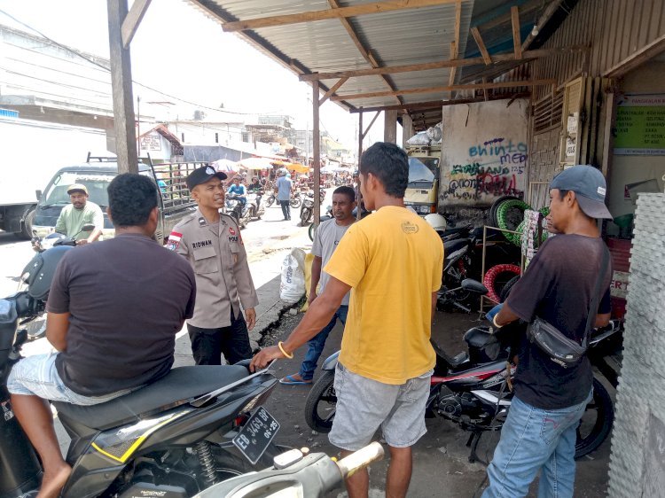 Jaga Stabilitas Wilayah, Polres Sikka  Polda NTT Turun Langsung Sampaikan Pesan Kamtibmas ke Warga