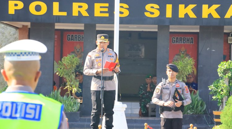 Ratusan Personel Gabungan Disiagakan, Polres Sikka Polda NTT Tegaskan Kesiapan Amankan Nataru