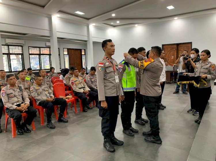 Jelang Natal dan Tahun Baru, Polres Sikka Polda NTT Matangkan Strategi Lewat Latpraops Lilin Turangga