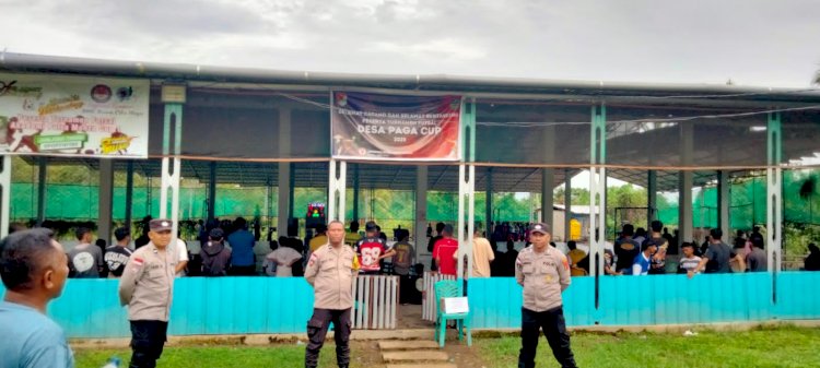 Ratusan Penonton Padati Lapangan, Desa Paga Cup 2025 Berlangsung Aman dan Meriah