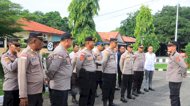 KUHP–KUHAP Jadi Fokus, Kabag Ops Polres Sikka Polda NTT Dorong Perwira Jadi Motor Edukasi Anggota