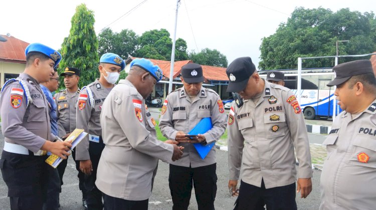 Propam Polres Sikka Polda NTT Perketat Disiplin Personel Lewat Operasi Gaktiblin