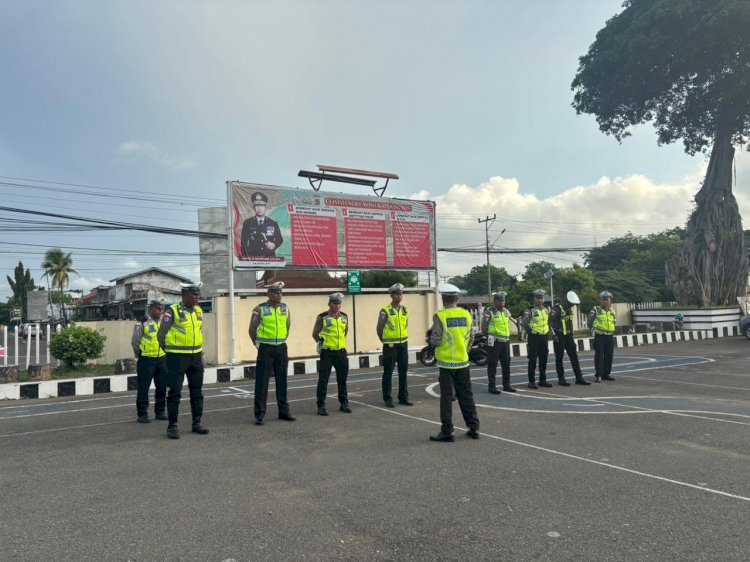 Dari Strong Point Jalan Raya hingga Edukasi Sekolah, Satlantas Polres Sikka Polda NTT Perkuat Kamseltibcarlantas