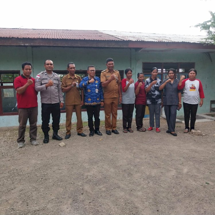 Polemik Lahan SDN Hamar Tuntas Lewat Musyawarah, Polsek Bola Polres Sikka Polda NTT Lakukan Monitoring