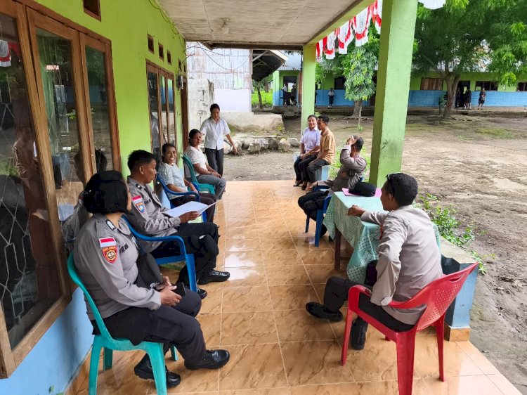Polres Sikka Polda NTT Hadir di Sekolah, Guru Diajak Jadi Mitra Strategis Jaga Kamtibmas