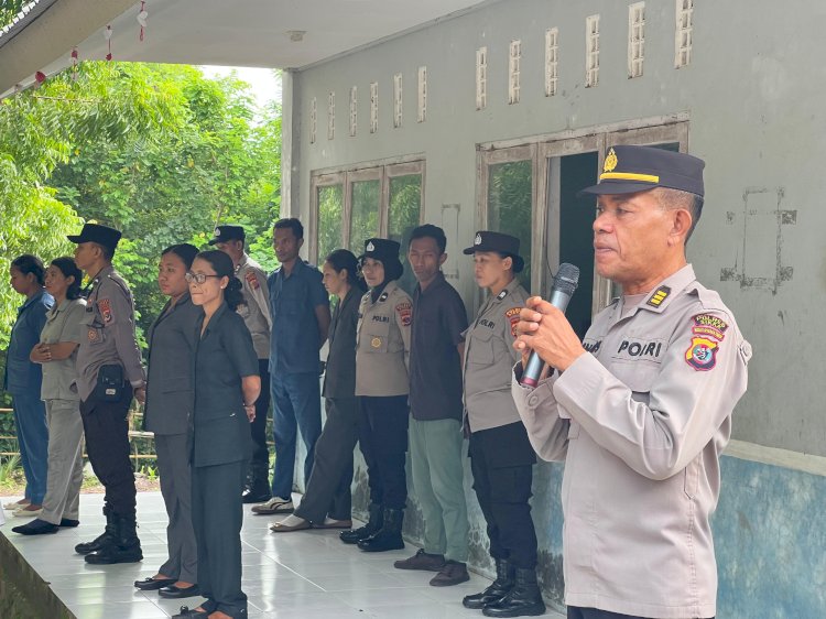 Bullying Bukan Candaan: Pesan Keras Polres Sikka Polda NTT di Hadapan Pelajar SMP St. Mikhael Brai”