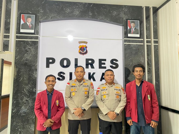 Polres Sikka Polda NTT dan IMM Kabupaten Sikka Satukan Langkah Jaga Keamanan dan Ketahanan Pangan