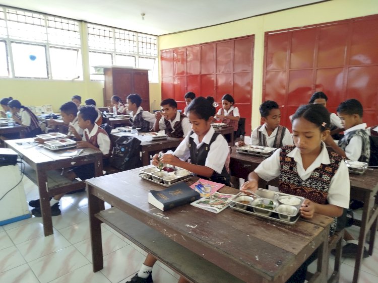 Dari Dapur Gizi ke Ruang Kelas: Makan Bergizi Gratis Menopang Masa Depan Anak Sikka