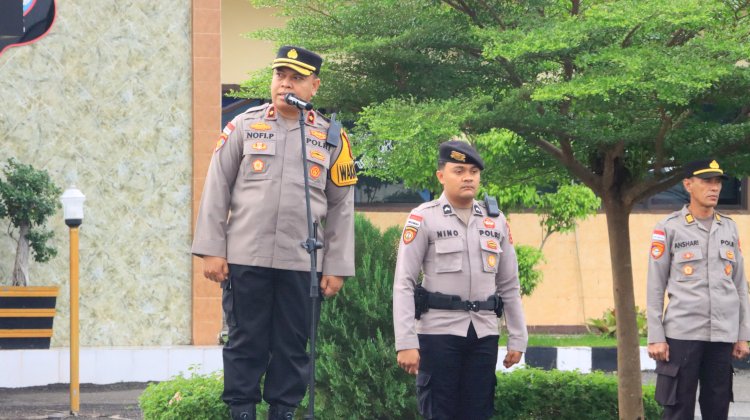 Jam Pimpinan Polres Sikka Polda NTT: Cuaca Ekstrem Mengintai, Wakapolres Sikka Dorong Profesional Disiplin dan Kesiapsiagaan Personel