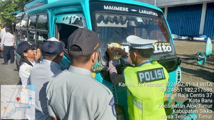 Bangun Budaya Tertib Berlalu Lintas, Satlantas Polres Sikka Polda NTT Intensifkan Operasi Keselamatan Turangga 2026