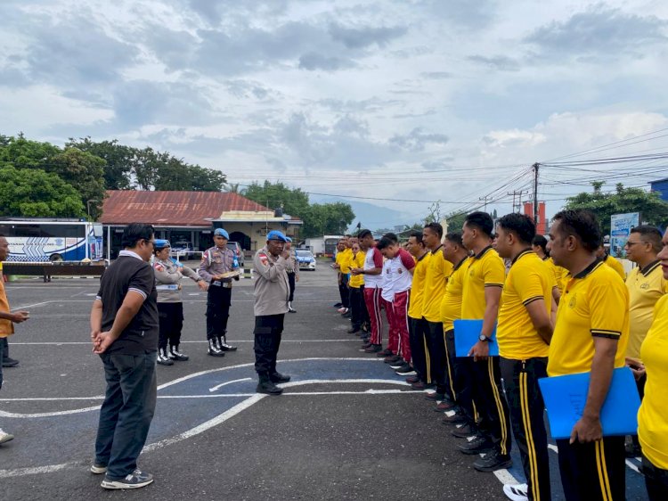 Bentengi Marwah Polri, Propam Polres Sikka Polda NTT Gencarkan Operasi Gaktibplin