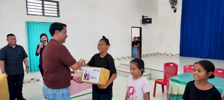 Sentuhan Kasih Wakapolda NTT dan Bhayangkari, Hadirkan Harapan di Panti Asuhan Santo Aloysius ALMA Maumere