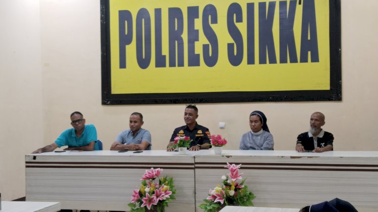 Audiensi TPPO Digelar, Polres Sikka Polda NTT Tegaskan Komitmen Profesional dan Akuntabel