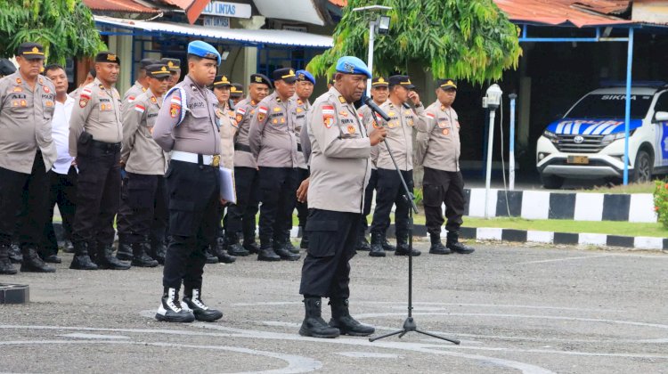 Propam Polres Sikka Polda NTT Tegaskan Marwah Institusi, Soliditas Dan Loyalitas Bukan Sekadar Slogan