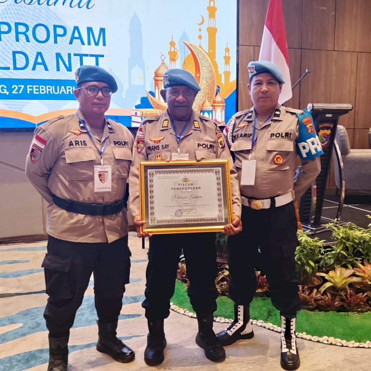 Propam Polres Sikka Polda NTT Raih Peringkat I Penyelesaian Perkara Kode Etik Terbanyak se-Jajaran Polda NTT