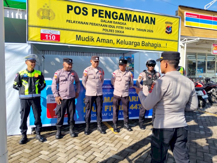 Pos Pam Aktif, Patroli Intensif: Operasi Ketupat Turangga 2026 Jaga Sikka Tetap Aman