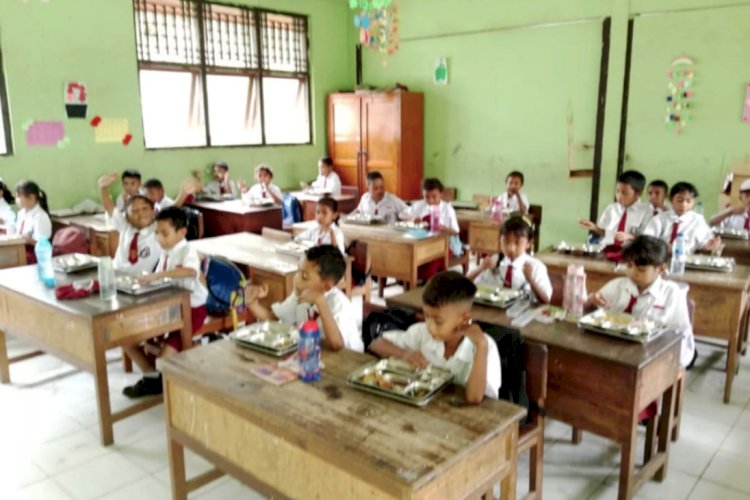 Distribusi Makan Bergizi Gratis di Kabupaten Sikka Capai 19.649 Porsi, Sasar Pelajar hingga Ibu Hamil