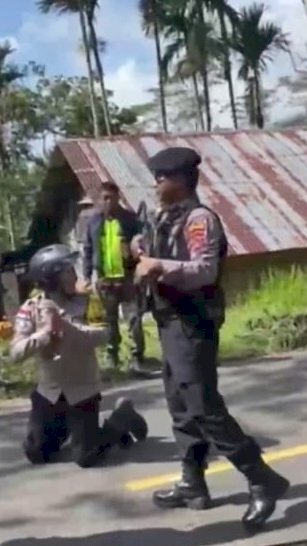 POLRES MANGGARAI POLDA NTT BERHASIL MENCEGAH BENTROKAN BERSENJATA ANTAR WARGA