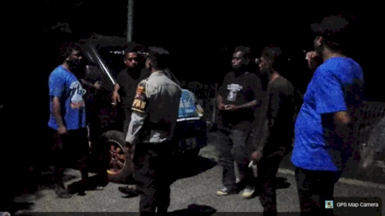 “Respons Cepat 110, Polres Sikka Bubarkan Gangguan Kamtibmas di Jalan Adi Sucipto”