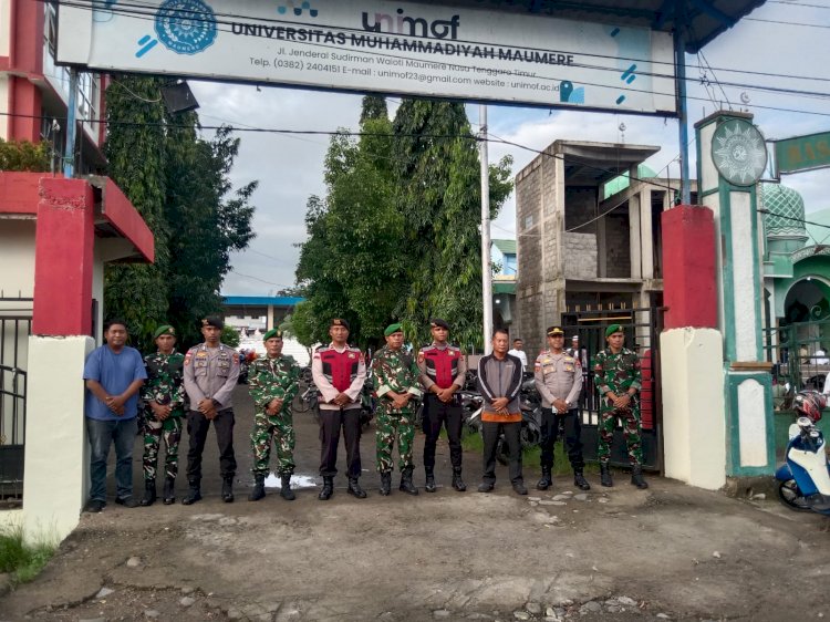 “-+750 Jamaah Padati Masjid Darussalam Waioti, Sholat Ied Berjalan Aman di Bawah Pengawasan Polres Sikka”